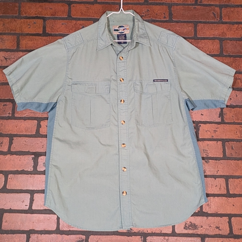 ExOfficio Men's M Vintage Safari Button Down Shirt‎